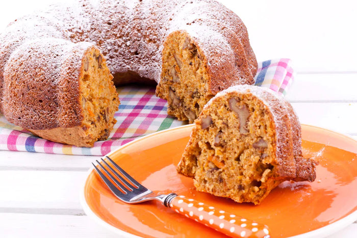 Carrot-Walnut Bundt Cake with True Lemon