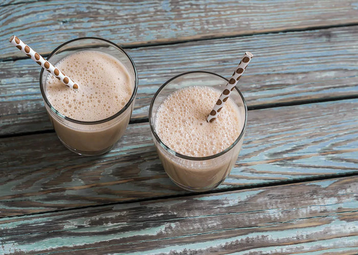 Chocolate Orange Mango Protein Smoothie