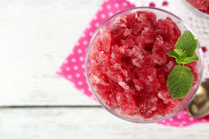 Cranberry True Lime Granita