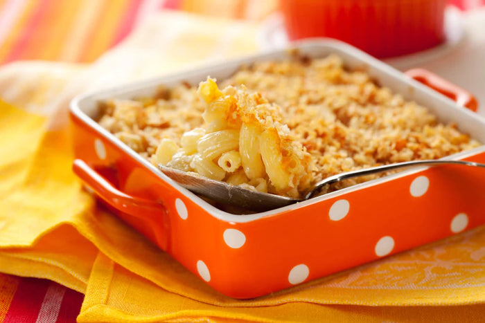 True Lemon Creamy Crab Macaroni Bake