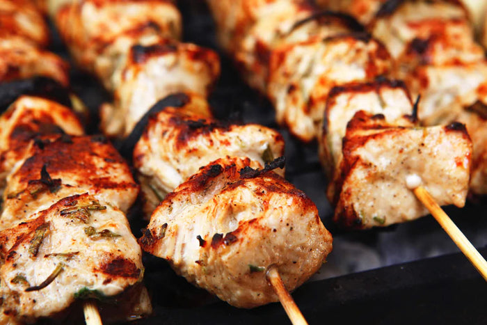 True Lemon Marinated Chicken Skewers