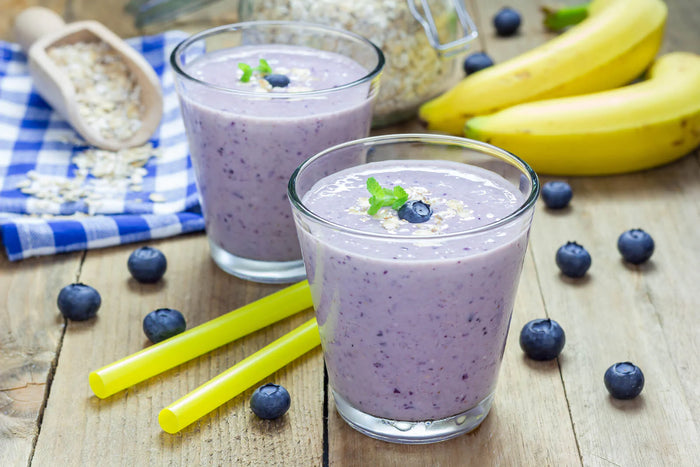 True Lemon Blueberry Banana Smoothie