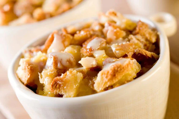 True Lemon Pumpkin Bread Pudding