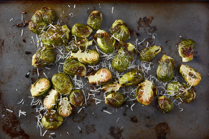 True Lemon Roasted Brussels Sprouts