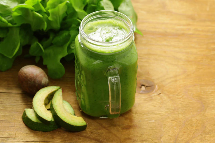 True Lime Avocado Pineapple-Mint Smoothie