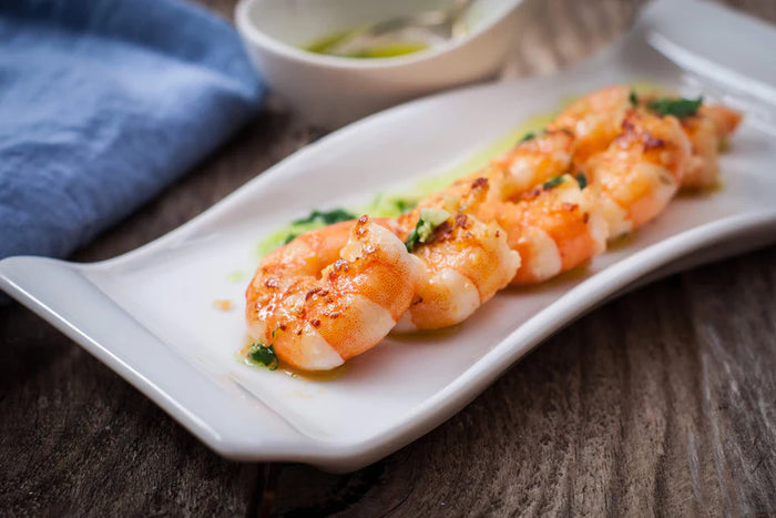 True Lime Garlic and Cilantro Shrimp