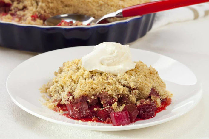 Strawberry-Rhubarb Pie with True Orange