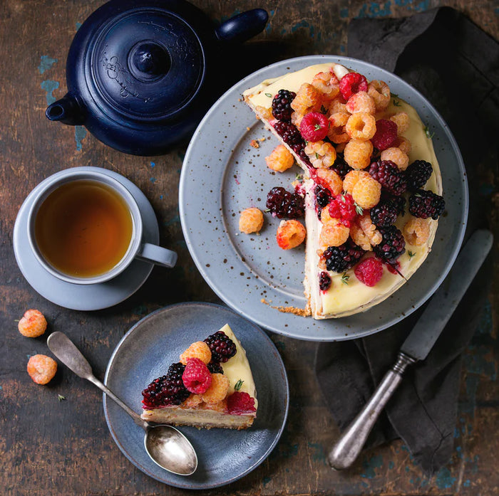 Lemon Raspberry Butter Cake