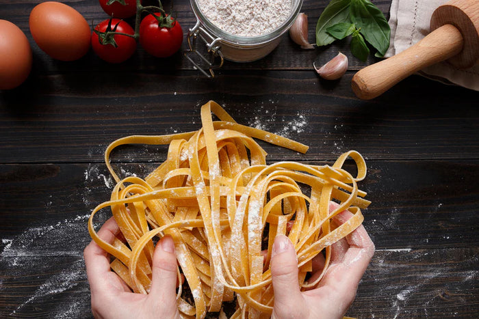 Linguine Vegetable Salad with True Lemon Dressing