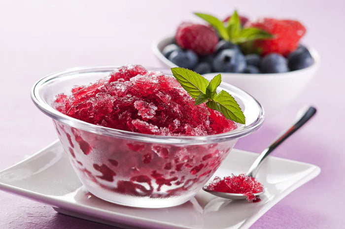 Minted Too-Good-to-be-True Citrus Summer Berry Granita