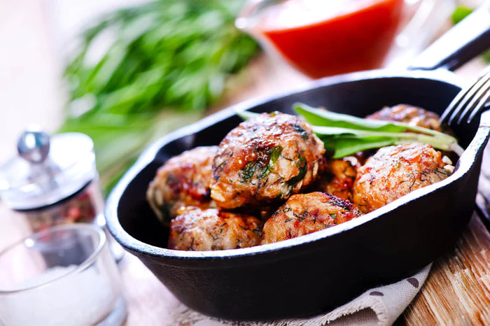 Pecan True Lemon Basil Meatballs