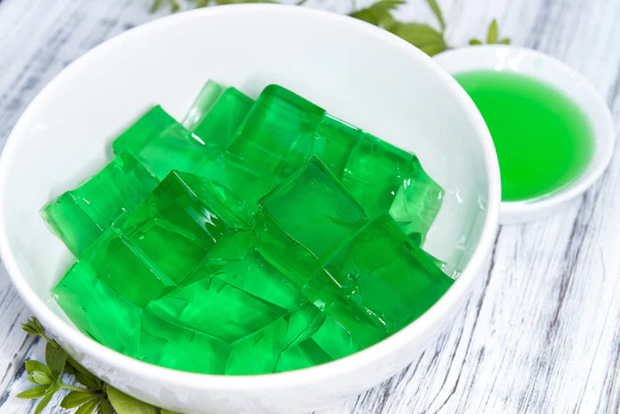 Sour Apple Jello Shots