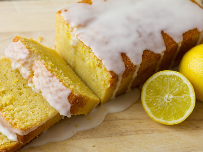 Lemon Loaf with True Lemon and icing