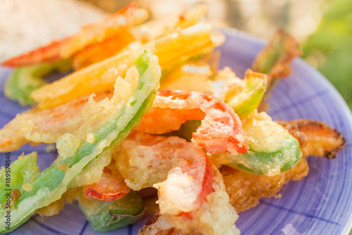 Veggie Tempura with True Lime Garlic Cilantro Nuoc Cham