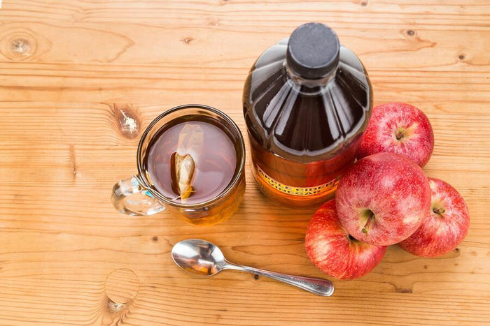 apple cider vinegar and tea