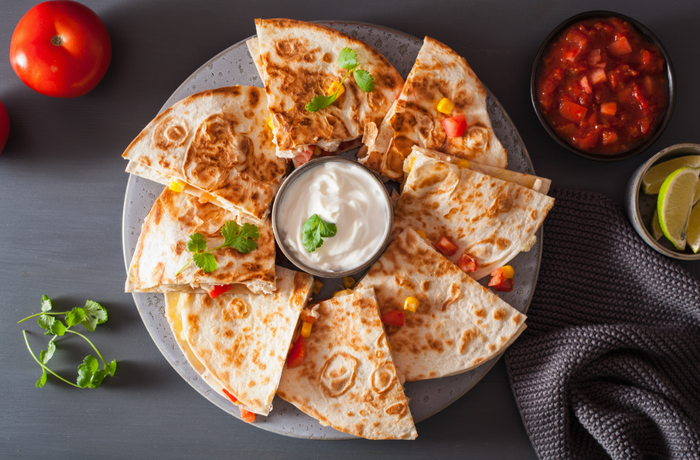 True Lime Tuna Melt Quesadilla. 