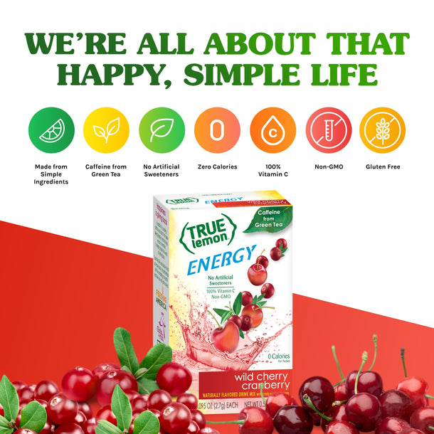 True Lemon Energy Wild Cherry Cranberry